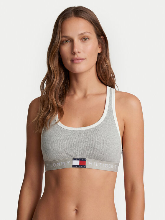 Tommy Hilfiger Tommy Hilfiger Krūšturis-tops UW0UW06270 Gaiši pelēka