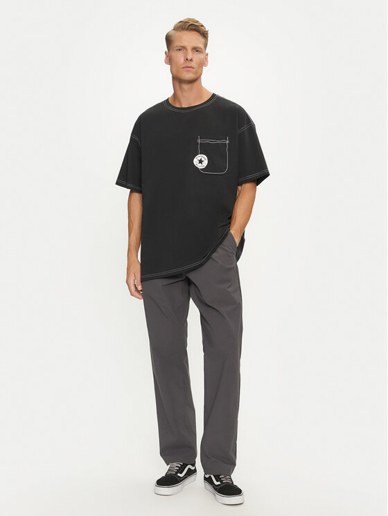 Converse Converse T-Shirt Sketch 10027256-A03 Černá Standard Fit