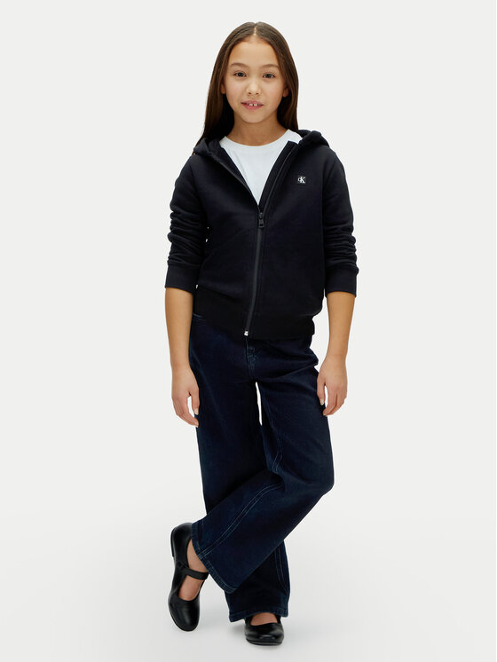 Calvin Klein Jeans Calvin Klein Jeans Pulóver LV1CKSJB34 Fekete Regular Fit