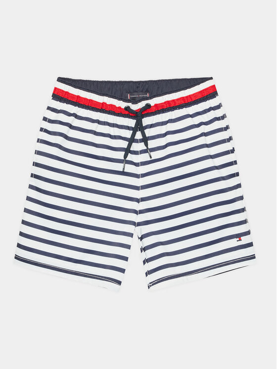 Tommy Hilfiger Kopalne Hlače UB0UB00483 Bela Regular Fit