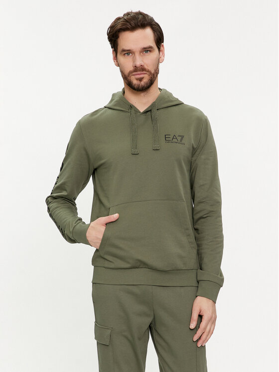 EA7 Emporio Armani Felpa 8NPM18 PJ05Z 1846 Verde Regular Fit