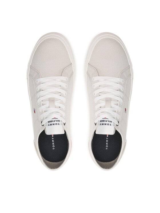 Tommy Hilfiger Tommy Hilfiger Tenisky Core Corporate Vulc Canvas FM0FM04560 Sivá
