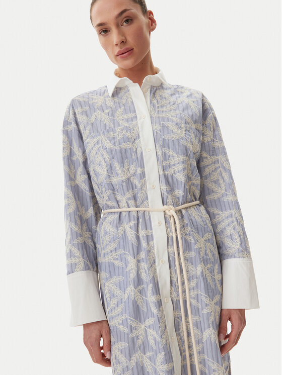 Munthe Munthe Marškinių tipo suknelė Filira 251134625136 Žydra Loose Fit