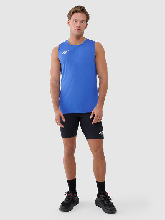 4F 4F Tank top NOS Niebieski Regular Fit
