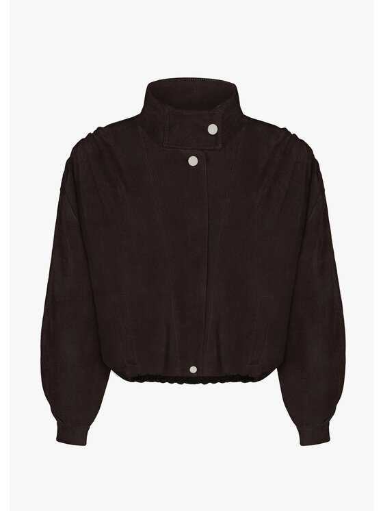 Le Collet Le Collet Kurtka bomber ORLANDO Brązowy Oversize
