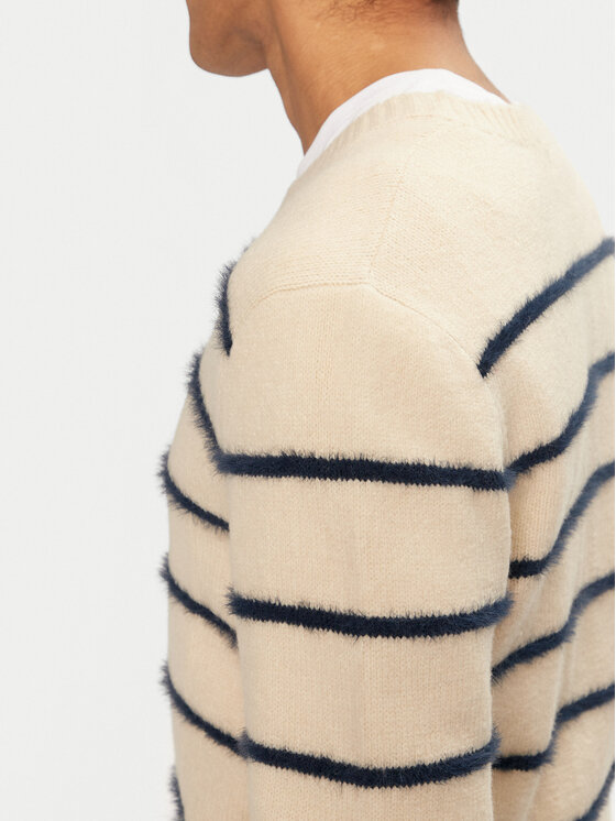 Brave Soul Brave Soul Sweater MK-248OSLO Bézs Regular Fit