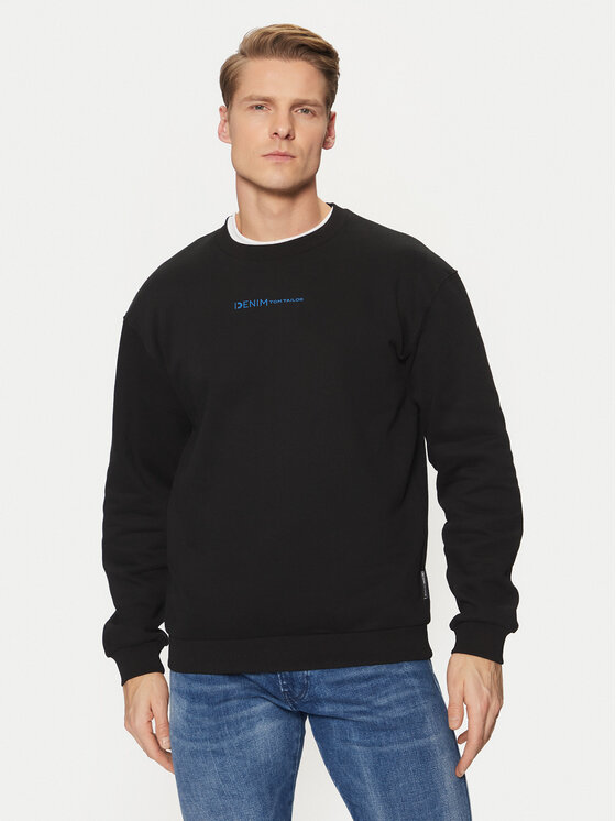 Tom Tailor Denim Tom Tailor Denim Sweatshirt 1038751 Schwarz Regular Fit