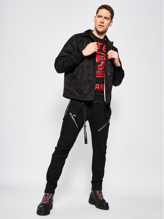 Dsquared2 Dsquared2 Тишърт Caten Skull S74GD0637 Черен Regular Fit