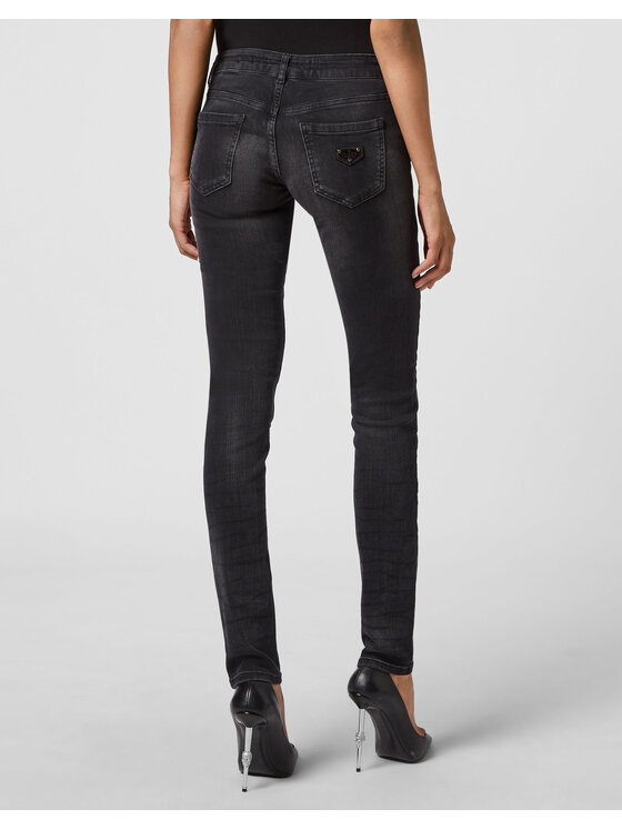 PHILIPP PLEIN PHILIPP PLEIN Jeansy 3039 Czarny Slim Fit