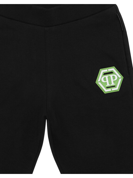 PHILIPP PLEIN PHILIPP PLEIN Pantaloncini 28205 Nero Jogger Fit
