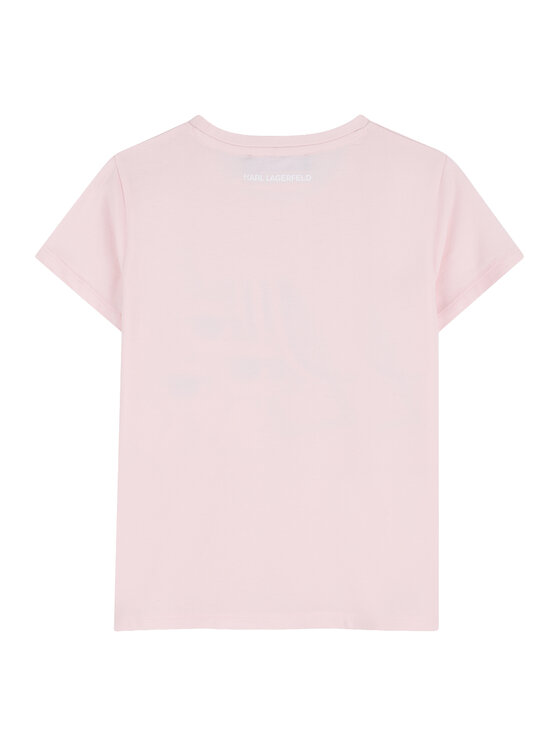 Karl Lagerfeld Kids Karl Lagerfeld Kids T-shirt Z31157 S Ružičasta Regular Fit