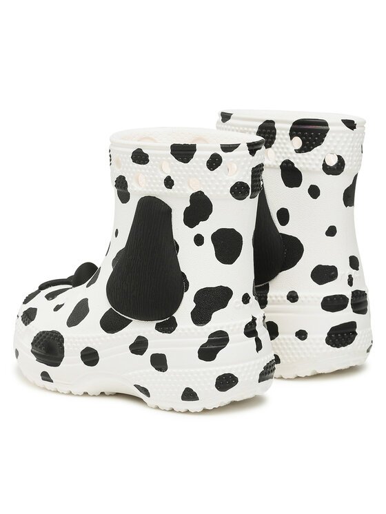 Crocs Crocs Guminiai batai Crocs Classic I Am Dalmatian Boot T 209079 Balta