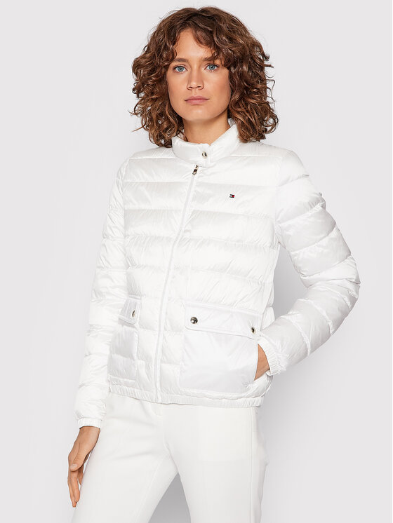Tommy Hilfiger Giubbotto piumino WW0WW29916 Bianco Regular Fit • Modivo.it
