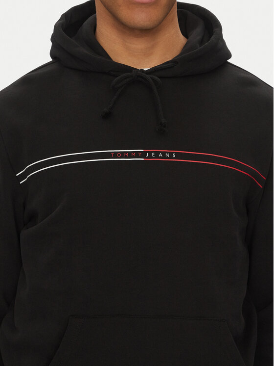 Tommy Jeans Tommy Jeans Majica dugih rukava Entry Graphic DM0DM20847 Crna Regular Fit