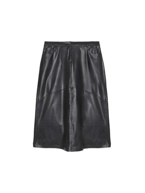 Fiorella Rubino Fiorella Rubino Gonna midi 1307L000501N033 Nero Regular Fit