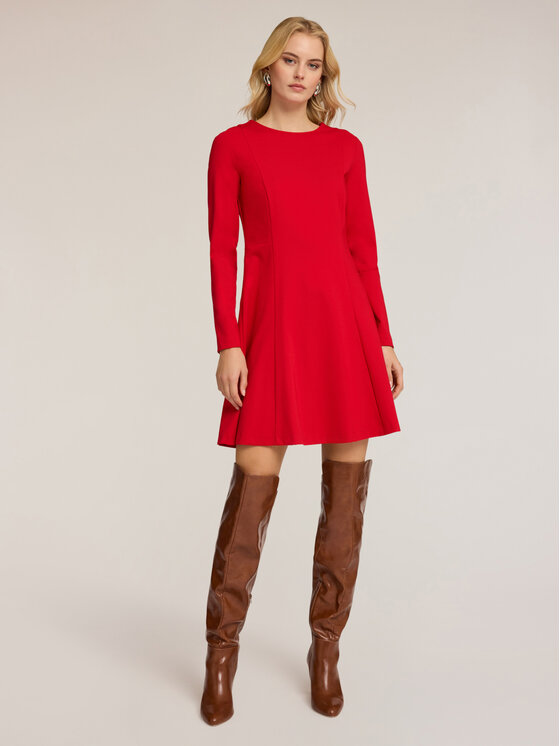 Motivi Motivi Vestito da giorno 7012Q103468N016 Rosso Flared Fit