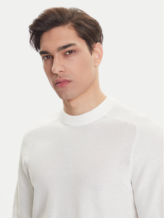 BOSS BOSS Pullover Kencel 50545678 Weiß Regular Fit