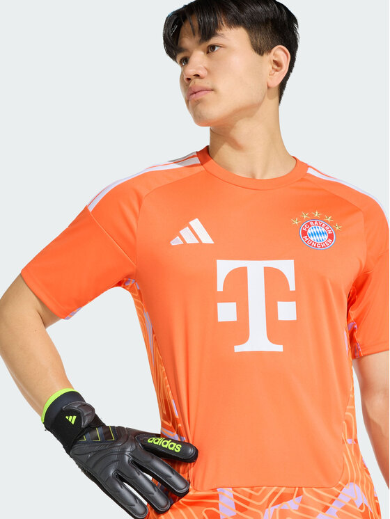 adidas adidas Koszulka techniczna 169184 Pomarańczowy Slim Fit