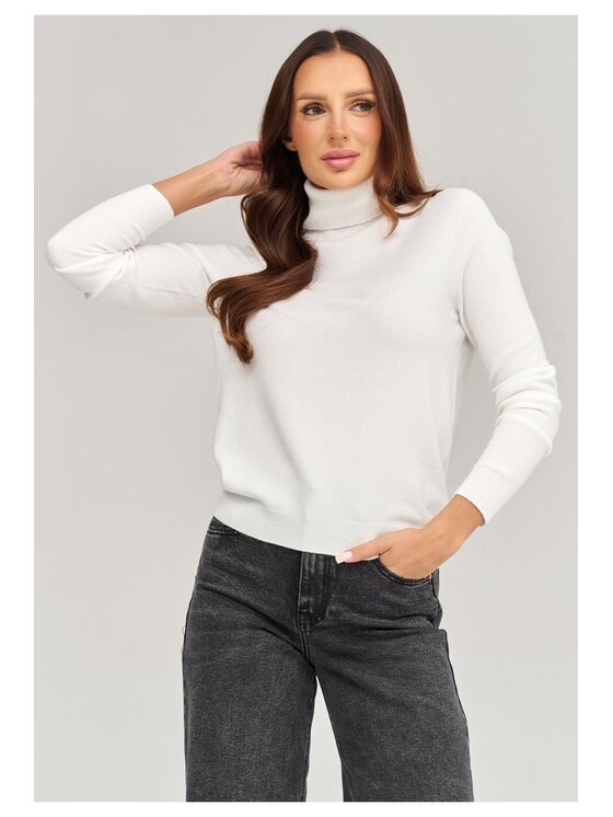 Makadamia Makadamia Golf C106 Biały Loose Fit