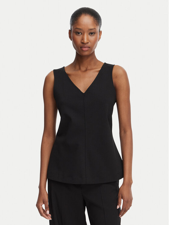 Calvin Klein Jeans Top LV044G206G Negru Slim Fit