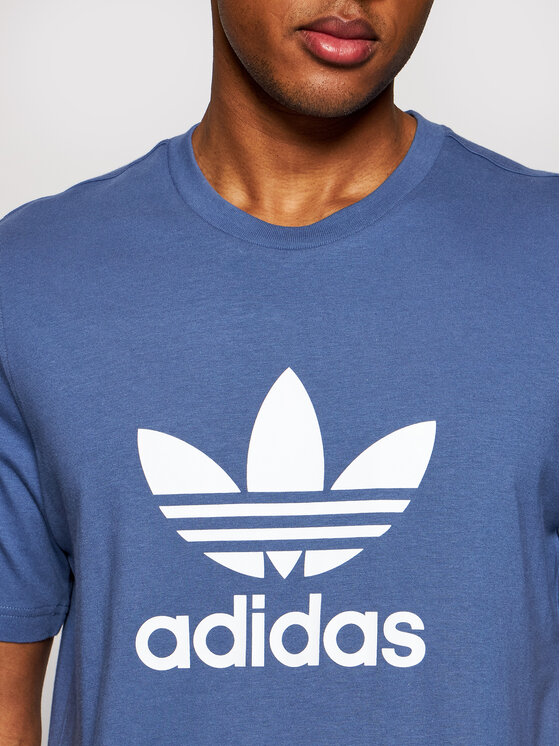 T-Shirt Adidas Big Trefoil Rouge et Bleu pour Garçon