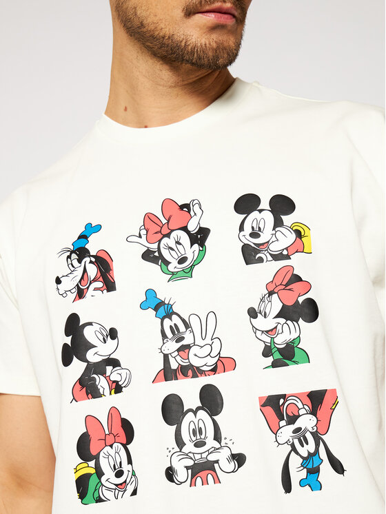 Levi's® Levi's® T-krekls DISNEY Mickey & Friends A0612-0002 Balts Regular Fit