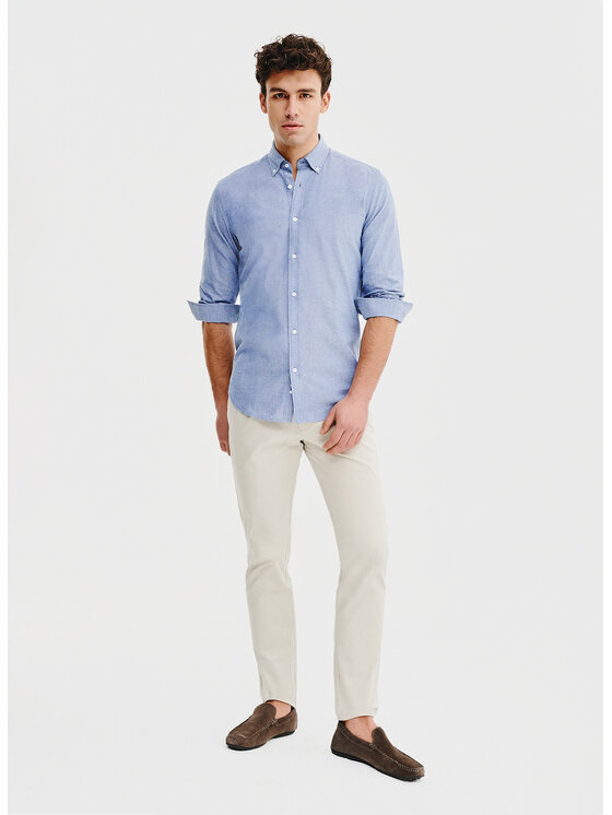 Pako Lorente Pako Lorente Koszula P25SF-1X-015 Niebieski Slim Fit