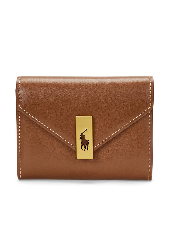Polo Ralph Lauren Portafoglio piccolo da donna 427886734008 Marrone, taglia : 00
