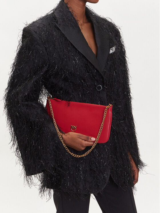 PINKO PINKO Ročna torba Horizontal Flat PE 25 PCPL 102747 A0F1 Rdeča