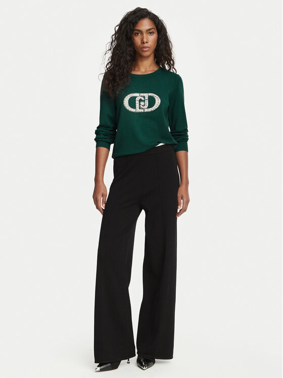 Liu Jo Liu Jo Sweter TF6261 MS63L Zielony Regular Fit