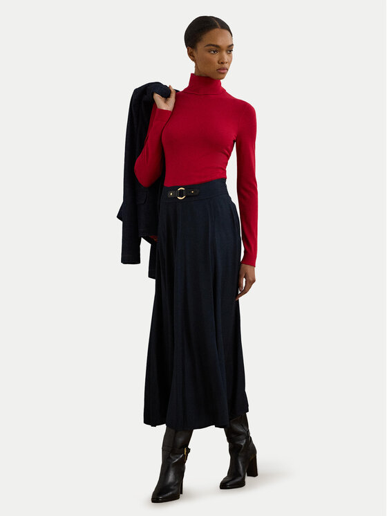 LAUREN RALPH LAUREN LAUREN RALPH LAUREN Maxi szoknya 200962242001 Sötétkék Regular Fit