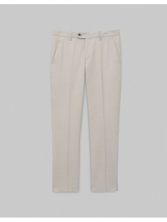 Borgio Borgio Spodnie garniturowe Teano Szary Slim Fit