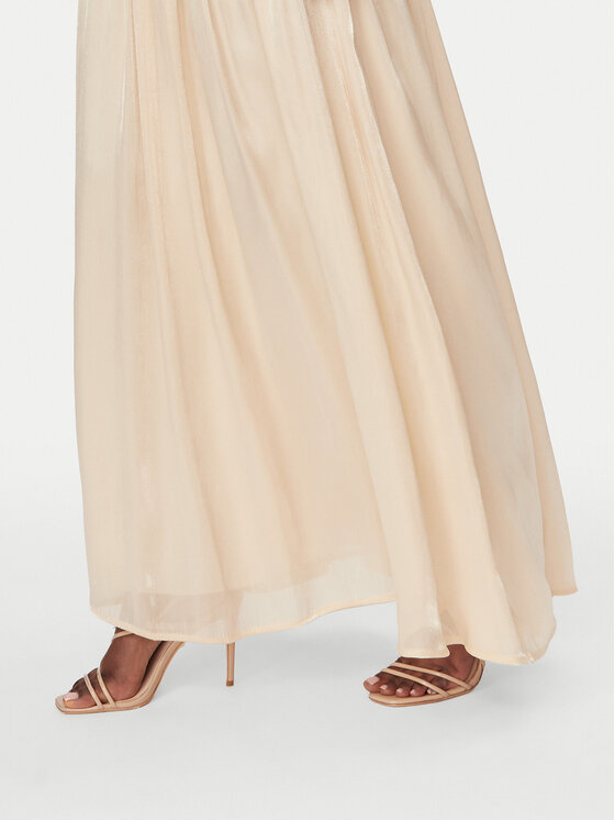 Rinascimento Rinascimento Abendkleid CFC0020281002 Beige Slim Fit