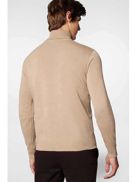 Próchnik Próchnik Golf Golf Beżowy Bawełniany PM5 SW073224000023 Beżowy Slim Fit