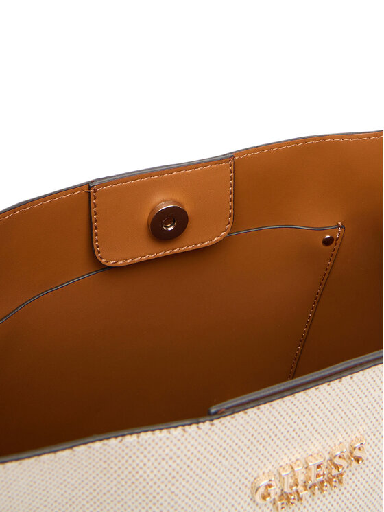 Guess Guess Ročna torba Nicolette HWAG96 62040 Bež