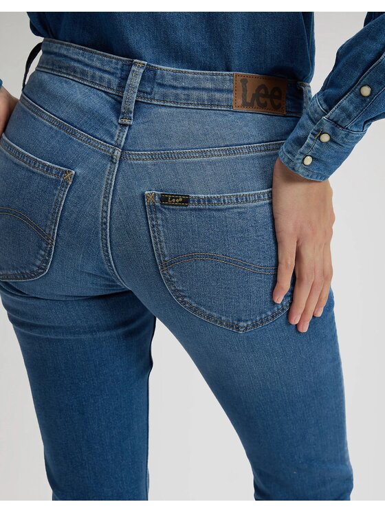 Lee Lee Jeansy ELLY Niebieski Slim Fit