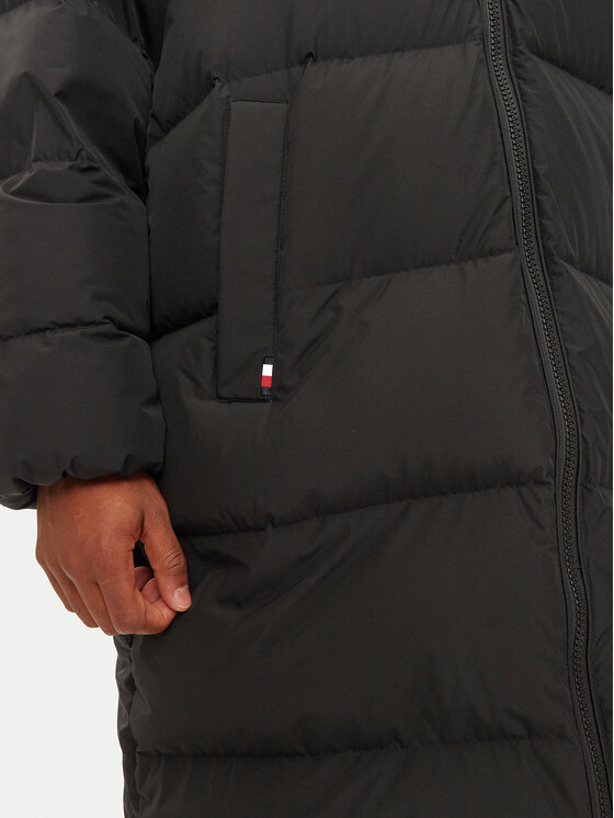 Tommy Hilfiger Tommy Hilfiger Kurtka puchowa MW0MW37368 Czarny Regular Fit
