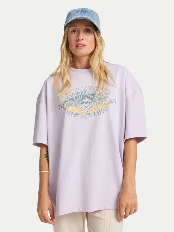 Billabong Billabong T-Shirt Quality Surf EBJZT00504 Violett Loose Fit