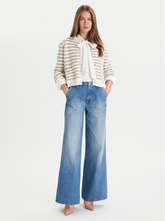 JOOP! JOOP! Kardiganas 58 253KN58Kola 30047636 Smėlio Loose Fit