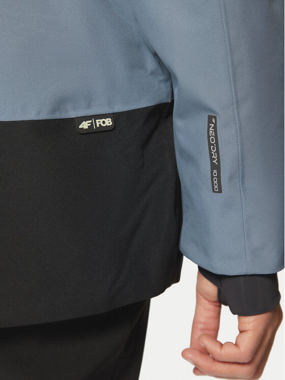 4F 4F Snowboardjacke 4FWAW24TTJAM509 Blau Regular Fit