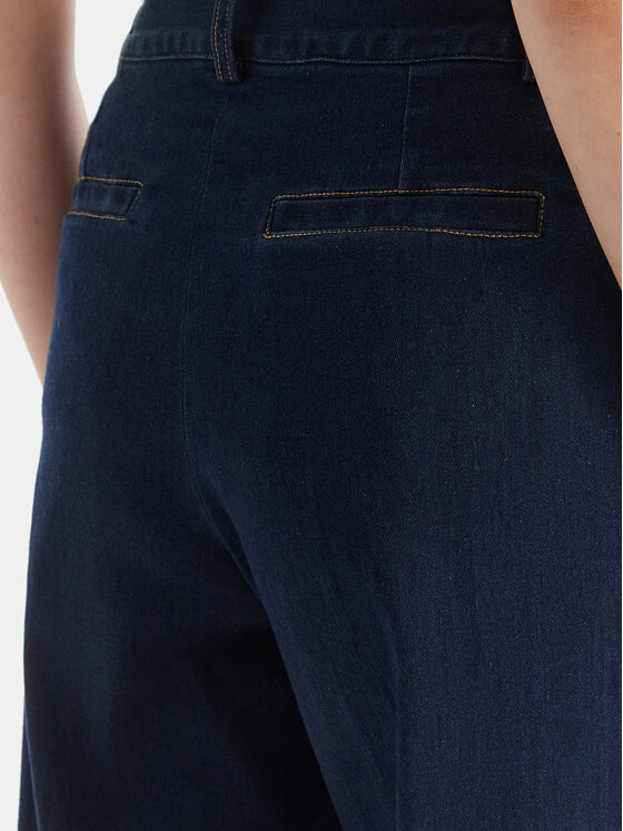 Fracomina Fracomina Jeans hlače FS25WV3004W78201 Mornarsko modra Wide Leg