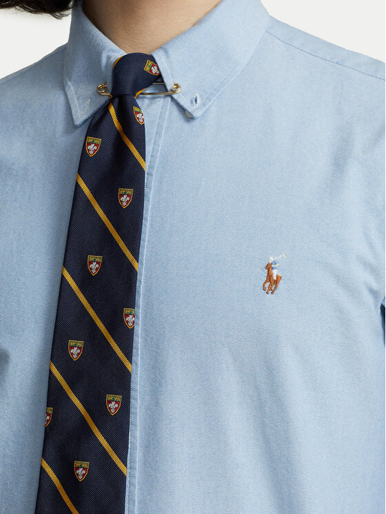 Polo Ralph Lauren Polo Ralph Lauren Πουκάμισο Cupdppcs 710792041002 Γαλάζιο Custom Fit