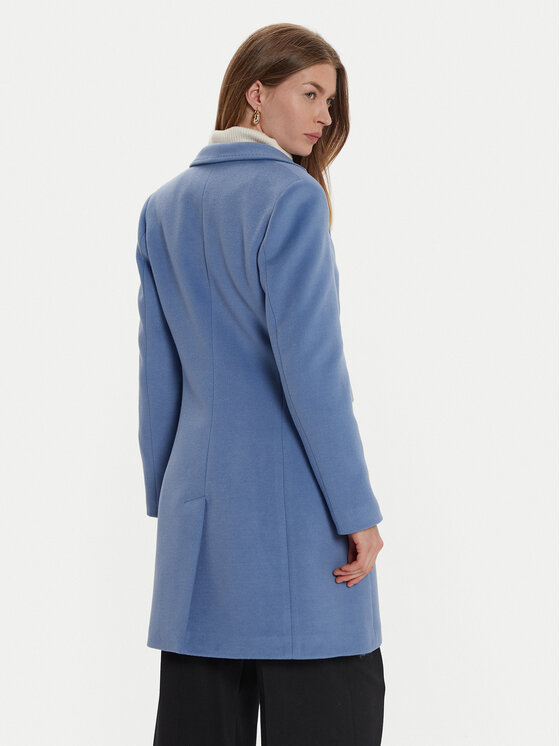 Maryley Maryley Преходно палто 24IB808/14SW Син Regular Fit
