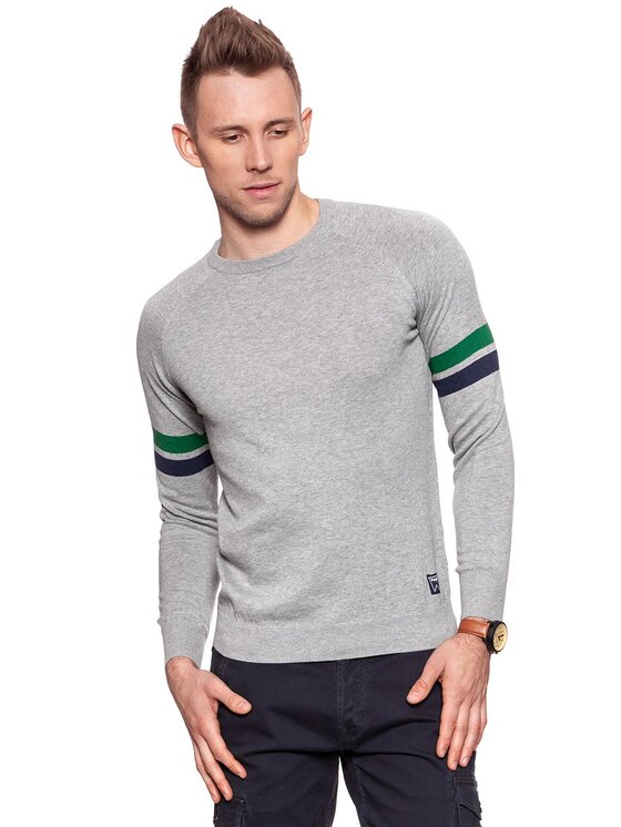 Wrangler Wrangler Maglione RAGLAN KNIT Blu Regular Fit