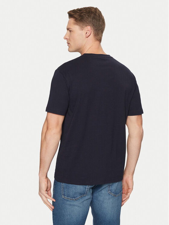 Gant Gant Тишърт 2003292 Тъмносин Regular Fit