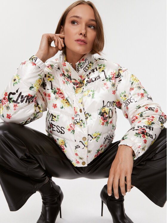 Guess Guess Μπουφάν μεταβατικό Roses W3BL45 WF120 Έγχρωμο Relaxed Fit