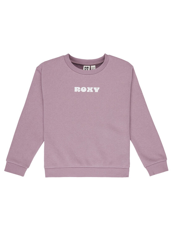 Roxy Roxy Суитшърт Surf Feeling Brushed ERGFT04026 Виолетов Relaxed Fit