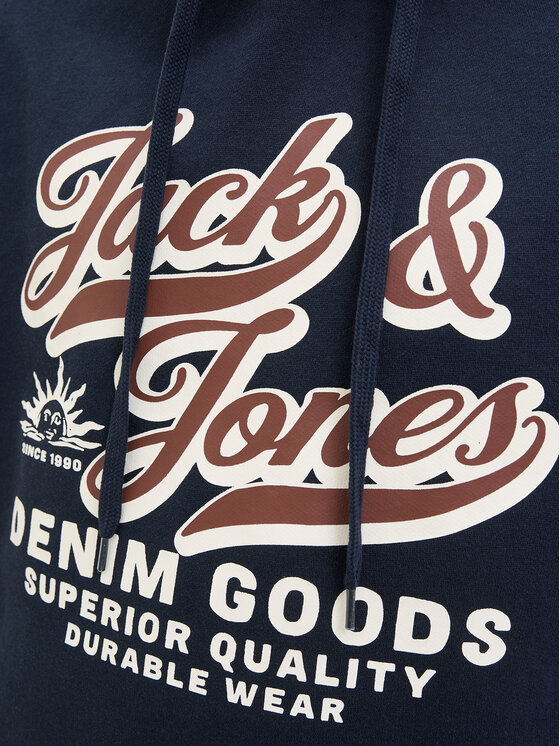 Jack & Jones Jack & Jones Mikina Logo 12279649 Tmavomodrá Regular Fit