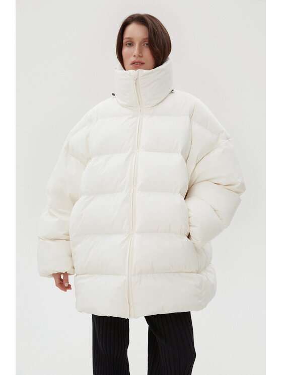 Estro Estro Giubbotto piumino ER00116216 Beige Oversize