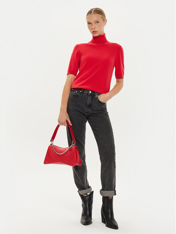 United Colors Of Benetton United Colors Of Benetton Golf 1035D2036 Punane Regular Fit